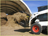 GrabTec Model BFBC Ground Hay application