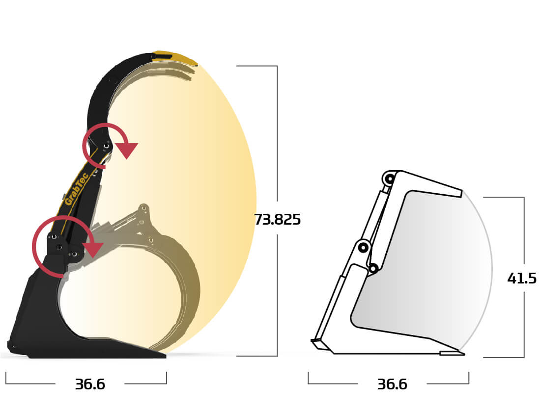 The model GDX features the greaseless pin technology that grabtec has become known for